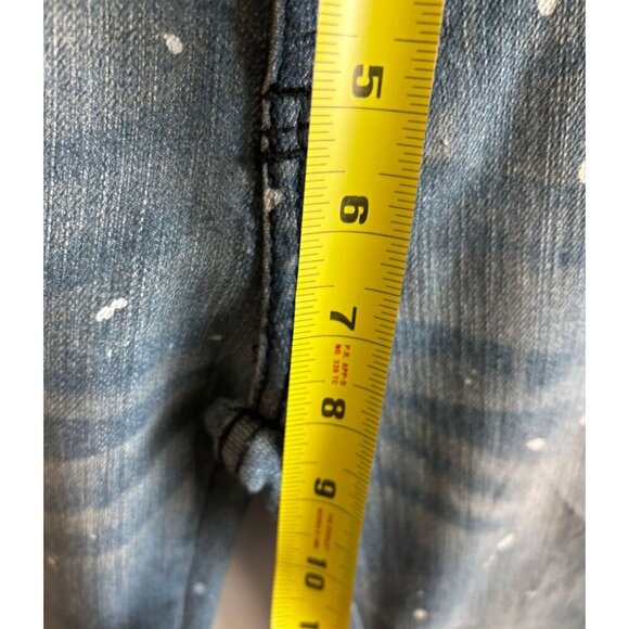 Apple Bottom Womens Y2K Embroidered Stretch Low Rise Denim Jeans Blue Sz 9/10 - Picture 9 of 14